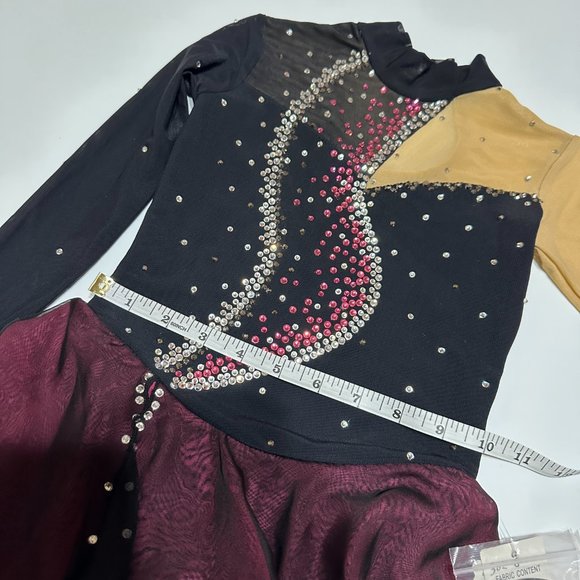 New Figure Skating Dress Girls' Ice Skating Dress Outfits Size 6(3~5T) 100~110cm - Picture 7 of 10